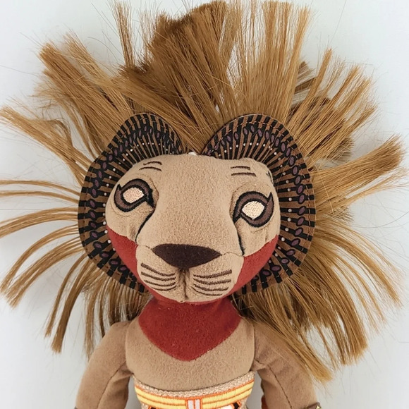 DISNEY The Lion King Simba Broadway Stuffed Toy & 1000 Stickers Activity Book - Picture 3 of 15